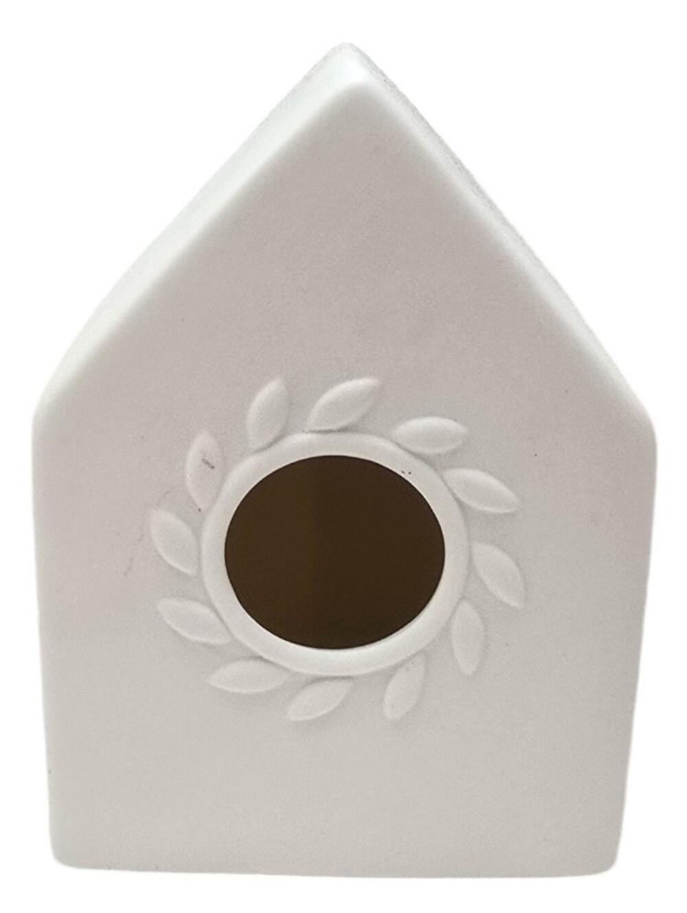 NWT 6in Ceramic #Birdhouse Home Shelf Decor Ready To Paint DIY Paintable Craft